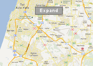 Perspctiv on the map. The location of Hadid